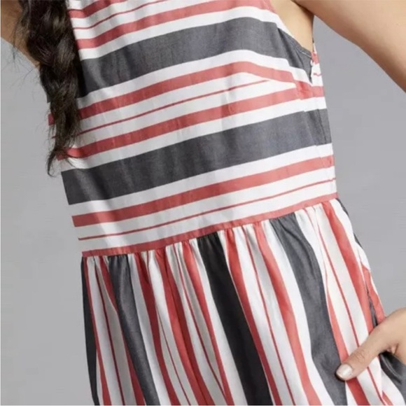 Maeve Anthropologie Striped Wide-leg Jumpsuit - Picture 5 of 8